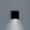 Newgarden LED-væglampe Box 8, sort, 7,5x7,5cm