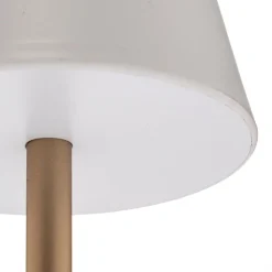 Newgarden Lola Slim LED-bordlampe batteri, messing