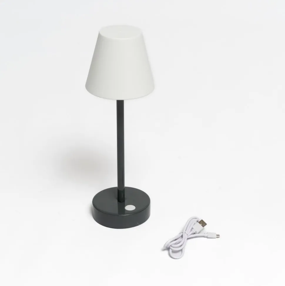 Newgarden Lola Slim LED-bordlampe batteri antracit