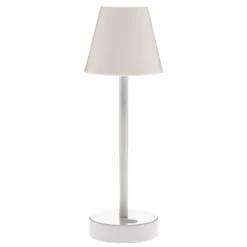 Newgarden Lola Slim LED-bordlampe, batteri, hvid