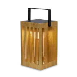 Newgarden Okinawa LED-bordlampe solcelle, bambus