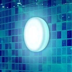 Newgarden Papaya LED-poollampe, batteri IP68 RGBW