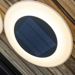 Newgarden Wally LED-solcellelampe til vægmontering, Ø 27 cm