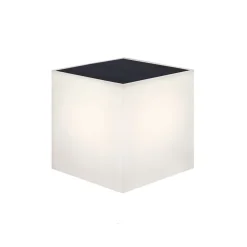 Newgarden Wally LED-solcellelampe til vægmontering, 18 x 18 cm