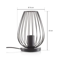 Newtown - en bordlampe i vintage look