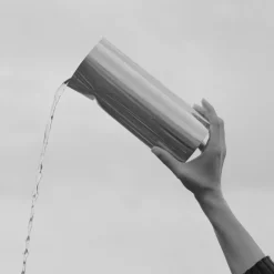 New Works Karaffel Pleat, 0,9 liter, stål, spejlet
