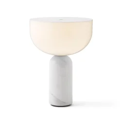 New Works Kizu genopladelig bordlampe hvid