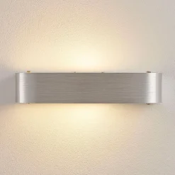 Nika væglampe med fatning, aluminium