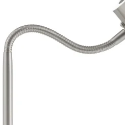 Nikkelfarvet LED bordlampe Narcos