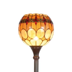 Niley - gulvlampe i Tiffany-stil