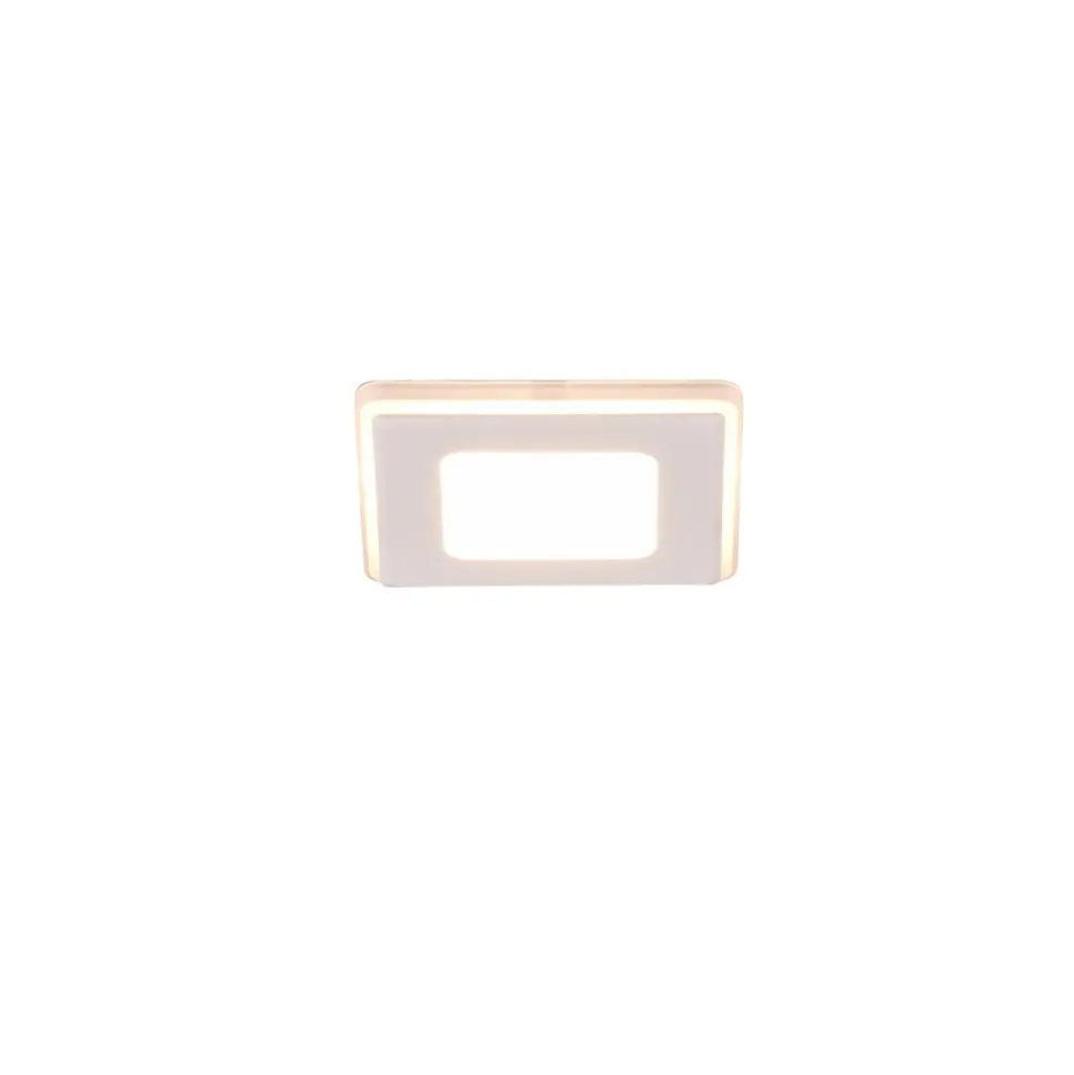 Nimbus LED-lampe IP44 8,5x8,5cm 830 hvid