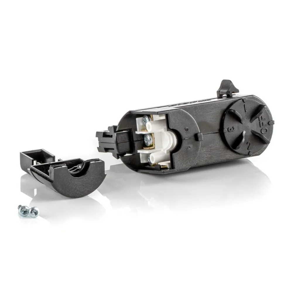 Noa 3-faset multiadapter, bærestyrke 10 kg, sort