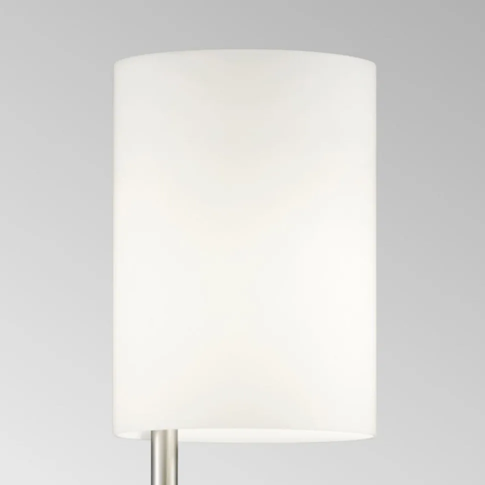 Nola LED-gulvlampe mat nikkel