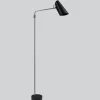 Northern Birdy Swing gulvlampe, sort/stål