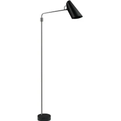 Northern Birdy Swing gulvlampe, sort/stål