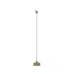 Northern LED-gulvlampe Snowball, gråbeige, 2.700 K