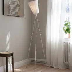 Northern Oslo Wood gulvlampe hvid/hvid