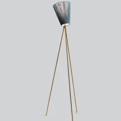 Northern Oslo Wood gulvlampe guld/grøn