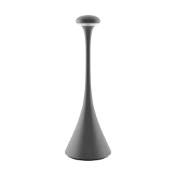 Nudrop LED-bordlampe, batteri, IP54, grafitgrå