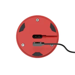 Nudrop LED-bordlampe, batteri, IP54, ildrød