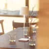 Nuindie LED genopladelig bordlampe, USB-C, hvid, IP54, dæmpbar