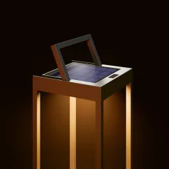 Numove LED solcellelampe, grafitgrå, højde 52,5 cm