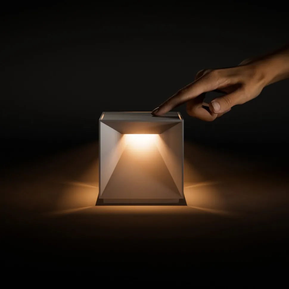 Nutalis LED-bordlampe, snehvid, IP54, dæmpbar