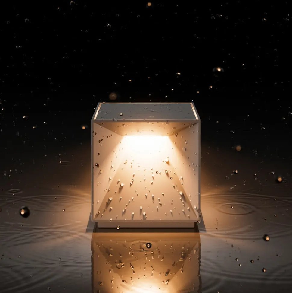 Nutalis LED-bordlampe, snehvid, IP54, dæmpbar