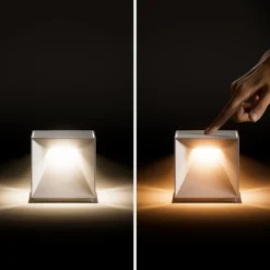 Nutalis LED-bordlampe, snehvid, IP54, dæmpbar