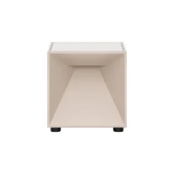 Nutalis mini LED-bordlampe, beige, IP54, dæmpbar