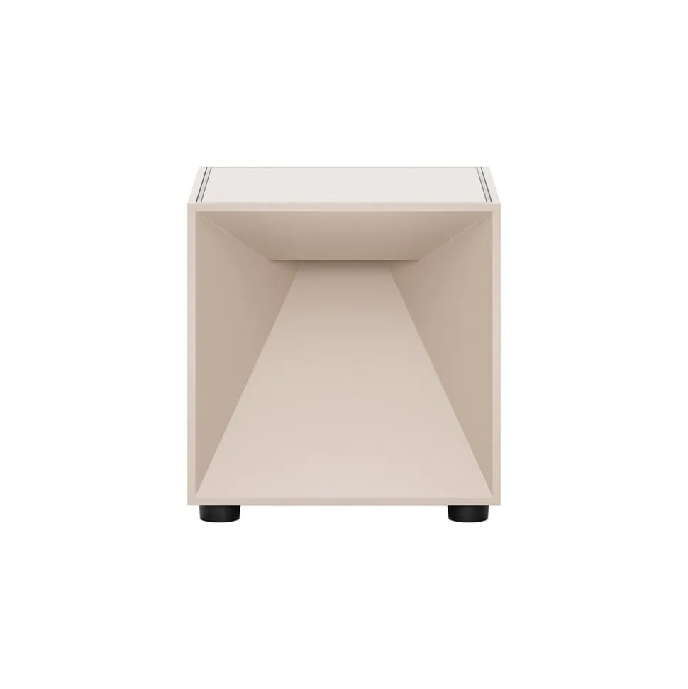 Nutalis mini LED-bordlampe, beige, IP54, dæmpbar