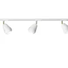 Nuura loftlampe Anoli Spot Track 3, guld/hvid, 3 lyskilder