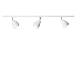 Nuura loftlampe Anoli Spot Track 3, guld/hvid, 3 lyskilder