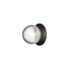 Nuura væglampe Liila 1 IP44 Ø 16,5 cm, sort/klar