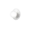 Nuura væglampe Liila Muuse, Ø 20 cm IP44, hvid/opal