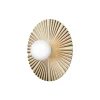 Nuura væglampe Liila Muuse, Ø 42 cm, IP44, guld/opal