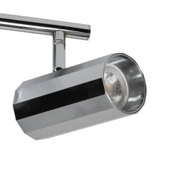 Oktano loftspot, kromfarvet Længde 30 cm 2 lyskilder metal