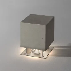 OLEV Cemento LED-sokkellampe med højttaler