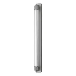 OLEV LED-væglampe CHARMER, titan, metal/glas, 2.700 K IP44