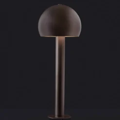 Oluce Otto 329 LED-stibelysning, indisk brun