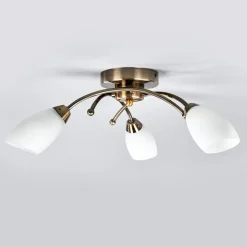 OPERA pragtfuld loftlampe, patineret messing