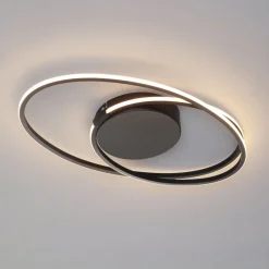 Ophelia LED-loftlampe, sort