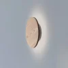 Orios LED-væglampe, træ, Ø 20 cm, indirekte spotlight