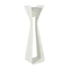 Osmoz LED-solcellelampe af aluminium, 175 cm, hvid