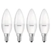 OSRAM Base Retro LED-kerte E14 4,9 W 4 stk 2.700 K