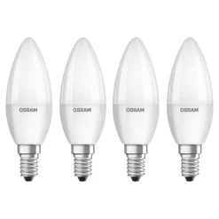 OSRAM Base Retro LED-kerte E14 4,9 W 4 stk 2.700 K