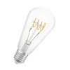 OSRAM Classic LED-rustikpære E27 4,8W 827 klar dim