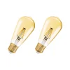 OSRAM 1906 E27 6,5W LED ST64 824 guld dæmpbar 2 stk