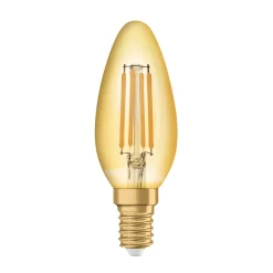 OSRAM filament kertepære Vintage 1906, E14 Filament 4W 824 gold