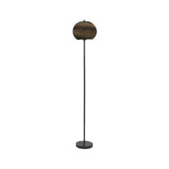 OSRAM gulvlampe BALL, brun, højde 160 cm, bølgepap, E27